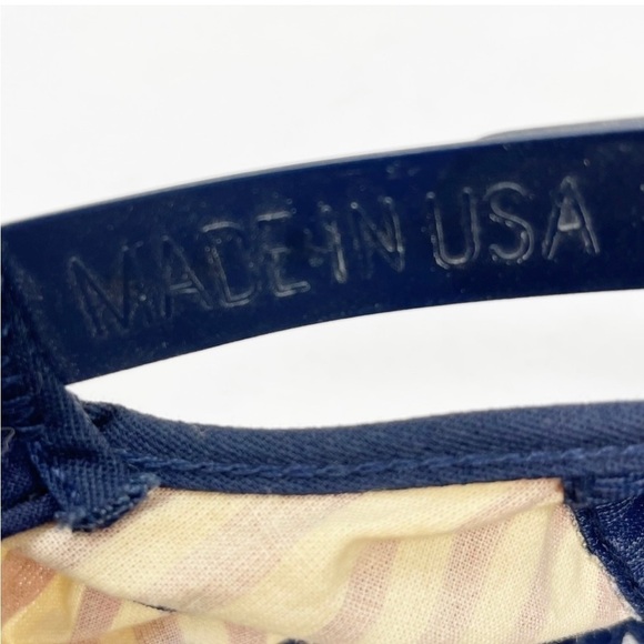 Vintage Stylemaster ANHEUSER BUSCH Snap Back Hat Made In The USA Patriotic Flag - Picture 6 of 8